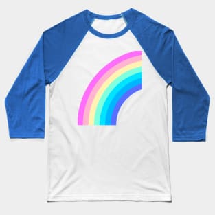 RAINBOW half, neon colors Baseball T-Shirt
